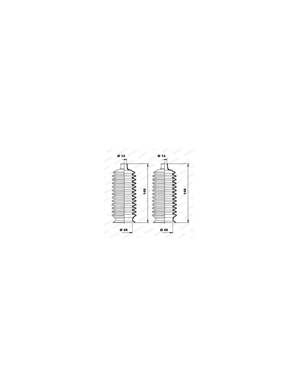 SOUFFLET DE CREMAILLERE DE DIRECTIO SOUFFLET DE CREMAILLERE DE DIRECTIO