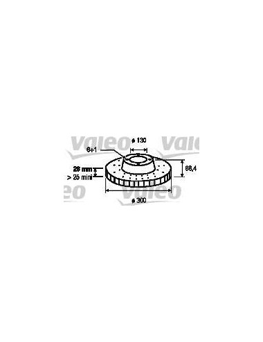 Disq. de frein x1 MERCEDES Sprinter(06-)