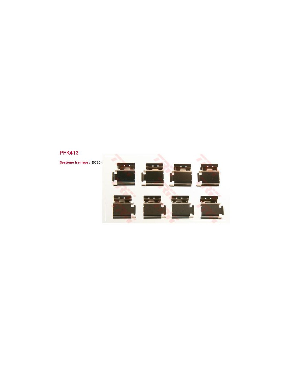 KIT ACCESSOIRES PLAQUETTES KIT ACCESSOIRES PLAQUETTES