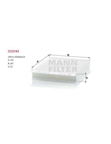 FILTRE A HABITACLE