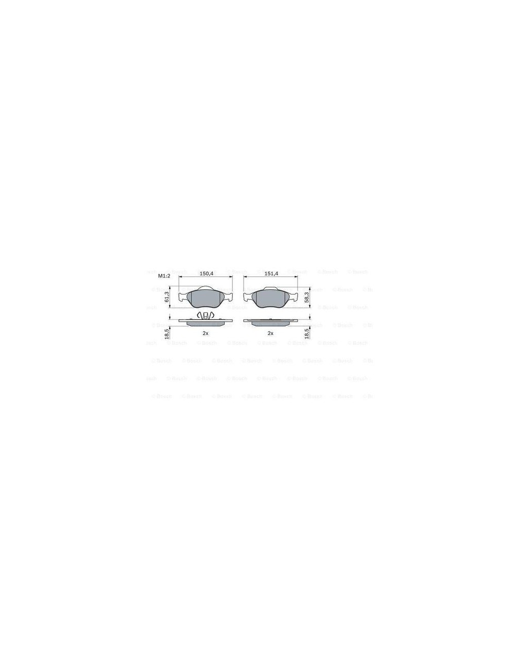 PLAQ FREIN BP306 PLAQ FREIN BP306
