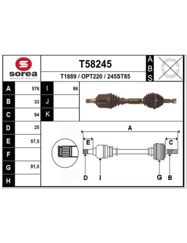 TRANSMISSION / ASTRA H - ZAFIRA B