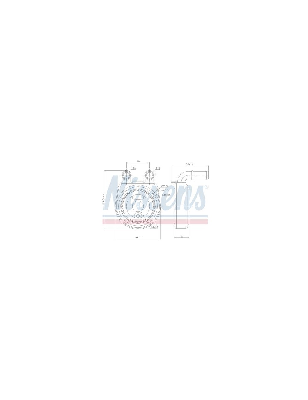 RAD.HUILE CITROEN BERLINGO (1997) 1 RAD.HUILE CITROEN BERLINGO (1997) 1