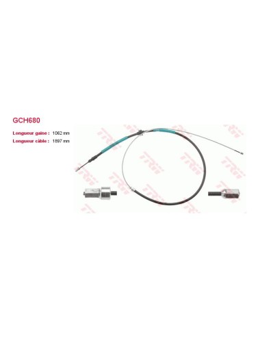 CABLE DE FREIN