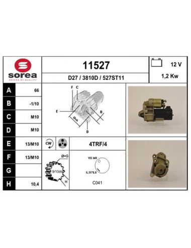 DEMARREUR VL / R19 16S-R21 TSE