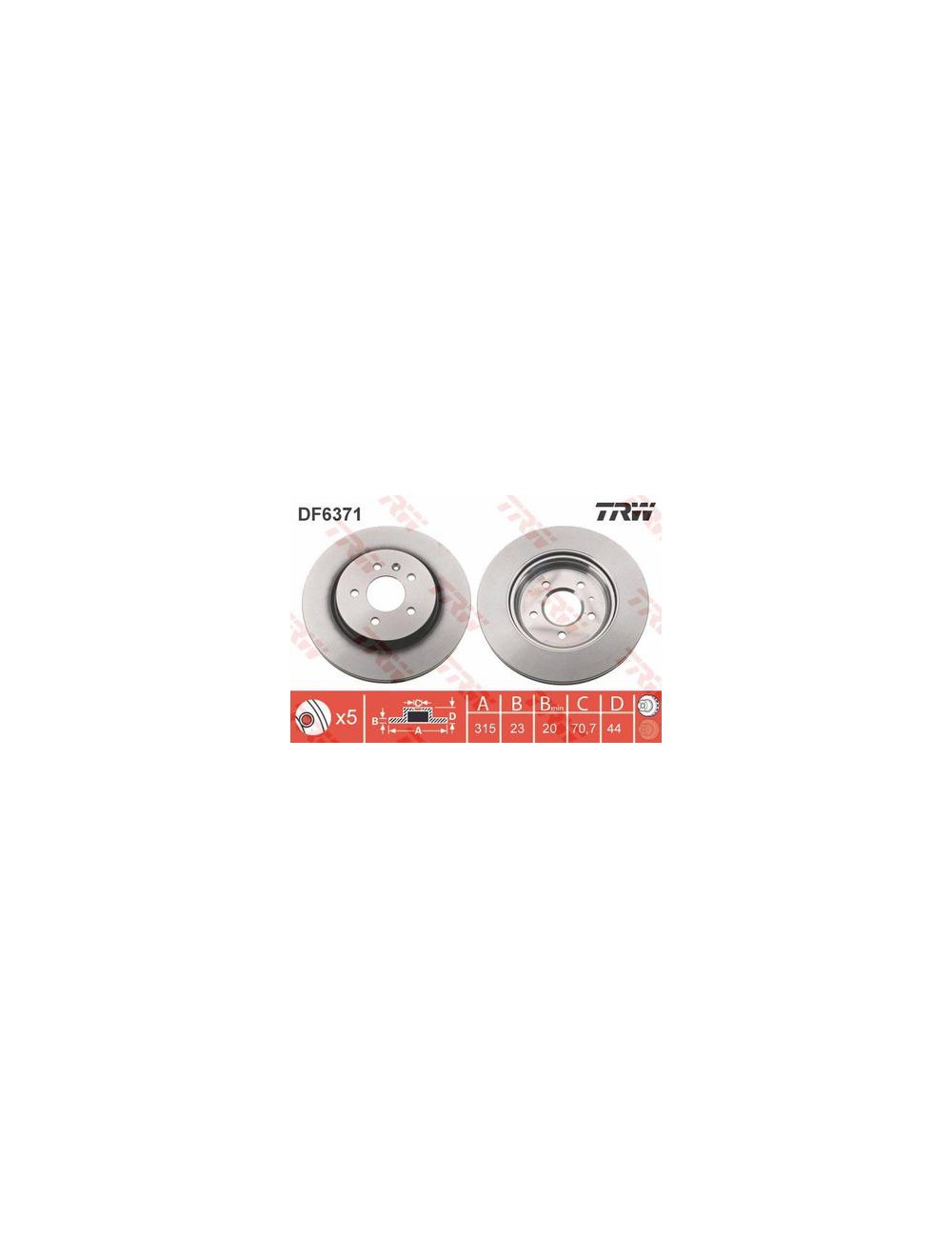 PAIRE DE DISQUES PAIRE DE DISQUES