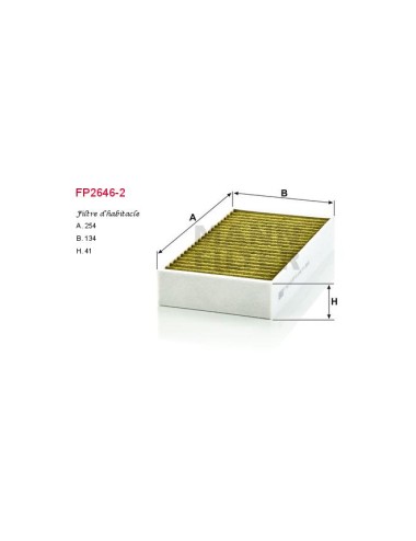 FILTRE A HABITACLE