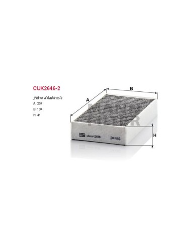 FILTRE A HABITACLE