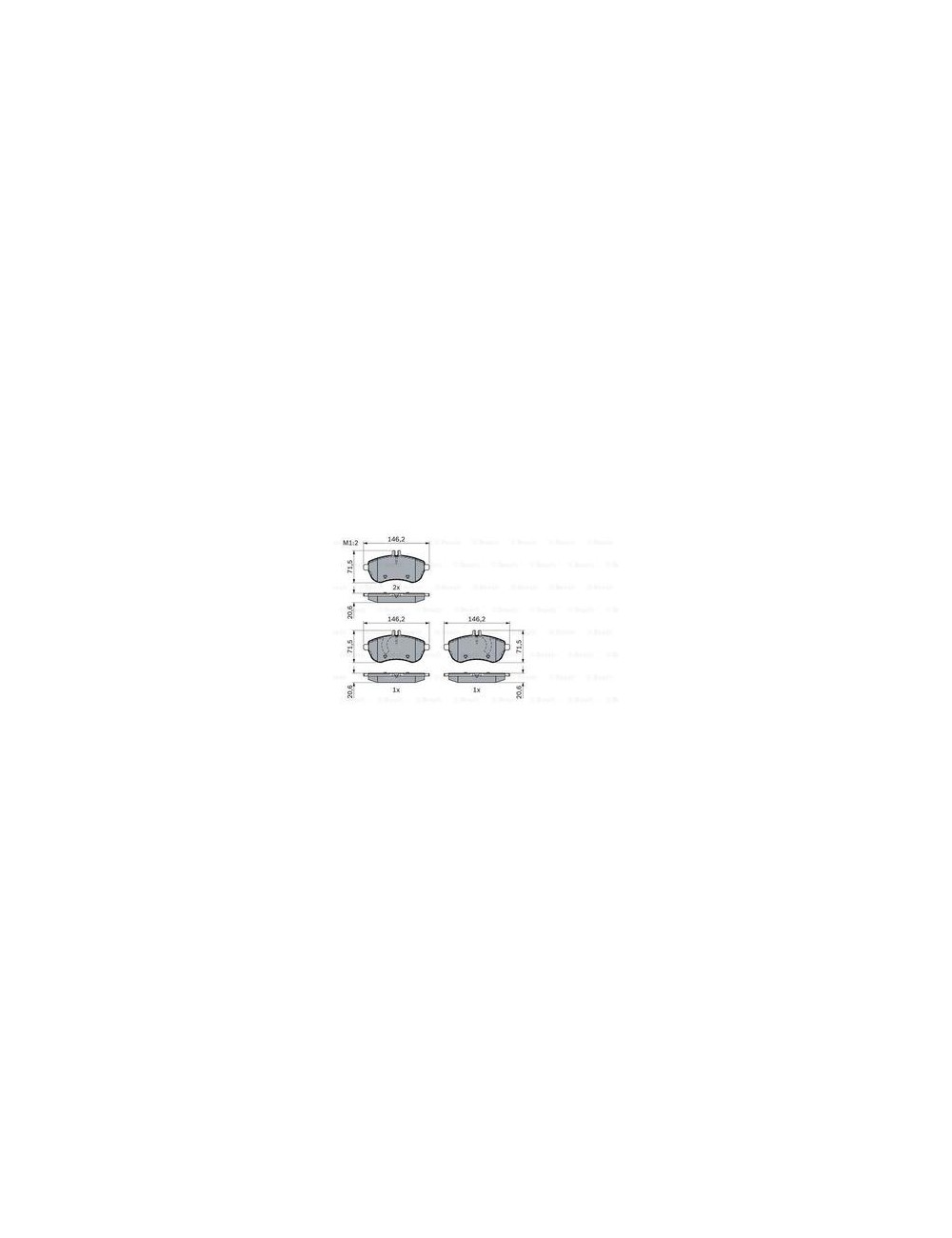 PLAQ FREIN BP1072
