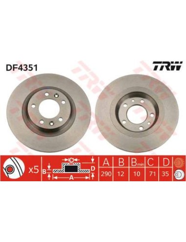 PAIRE DE DISQUES