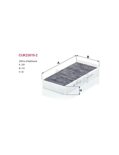 FILTRE A HABITACLE