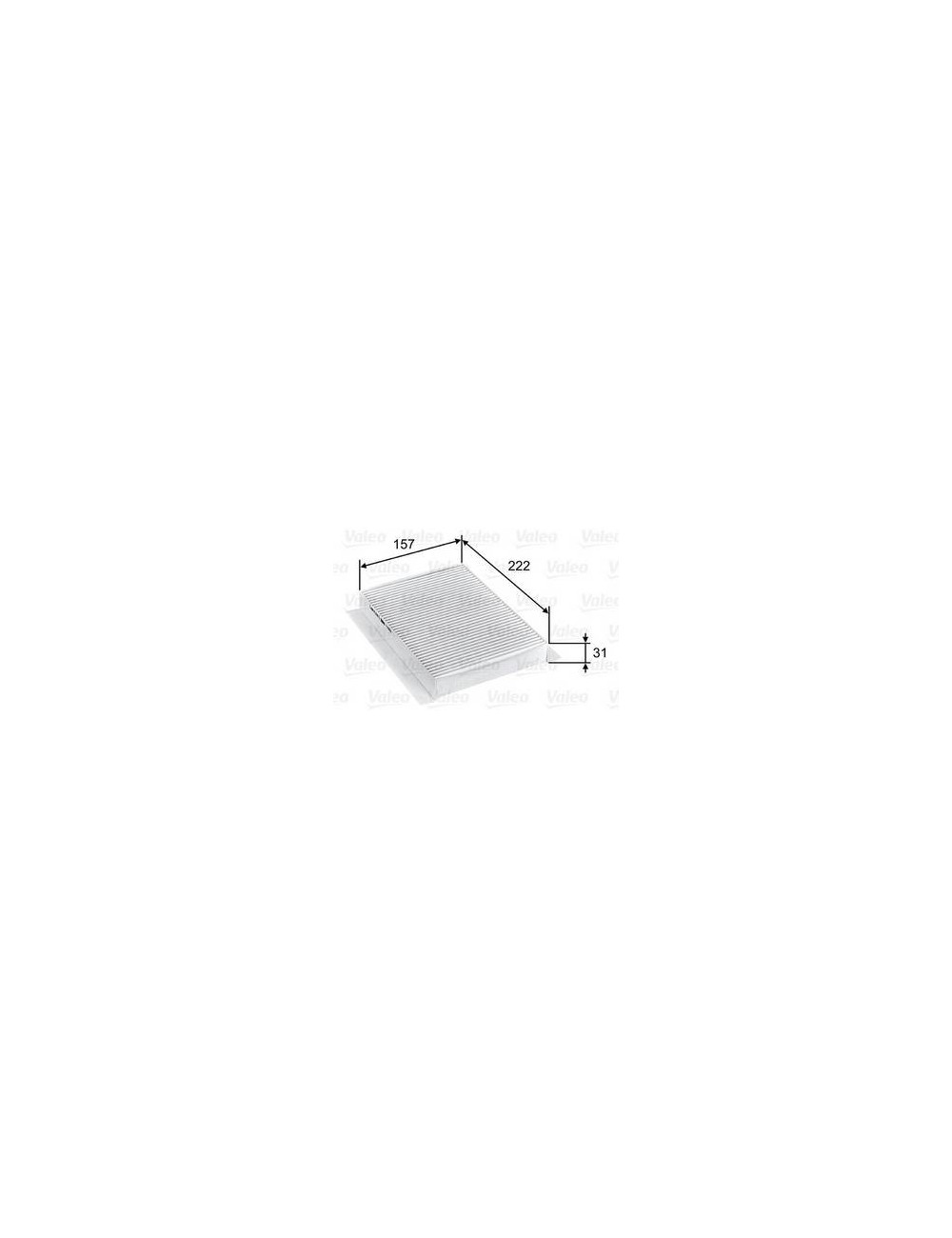 FILTRE HAB FIAT 500L (&gt;09/12) (PA)