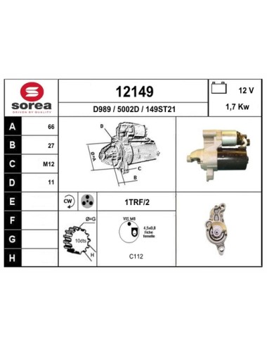 DEMARREUR VL / Audi A4 2,0 Tdi