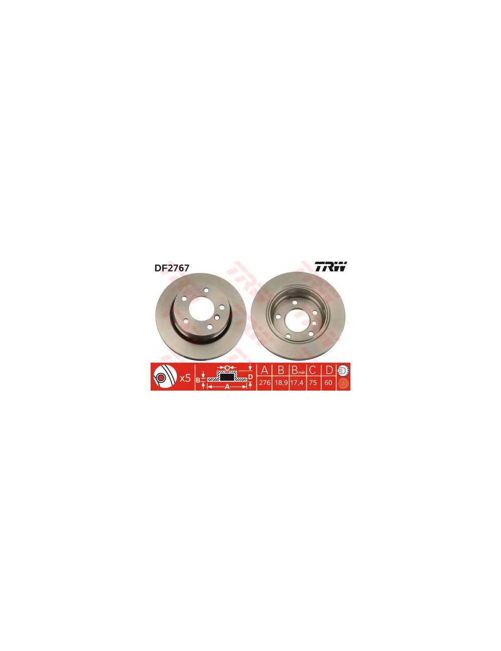 PAIRE DE DISQUES