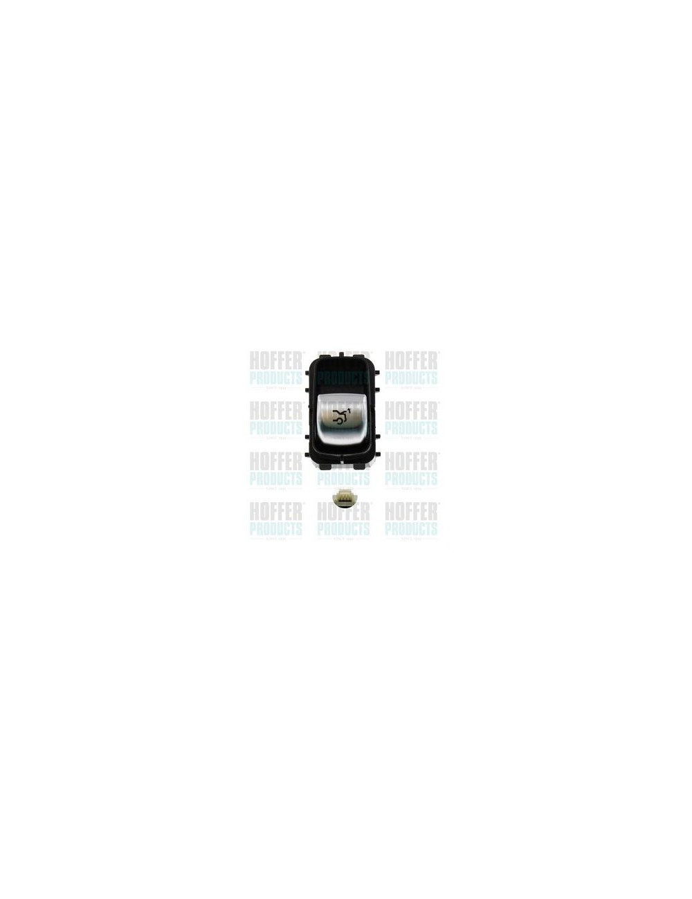 Bouton de commutation serrure de coffre