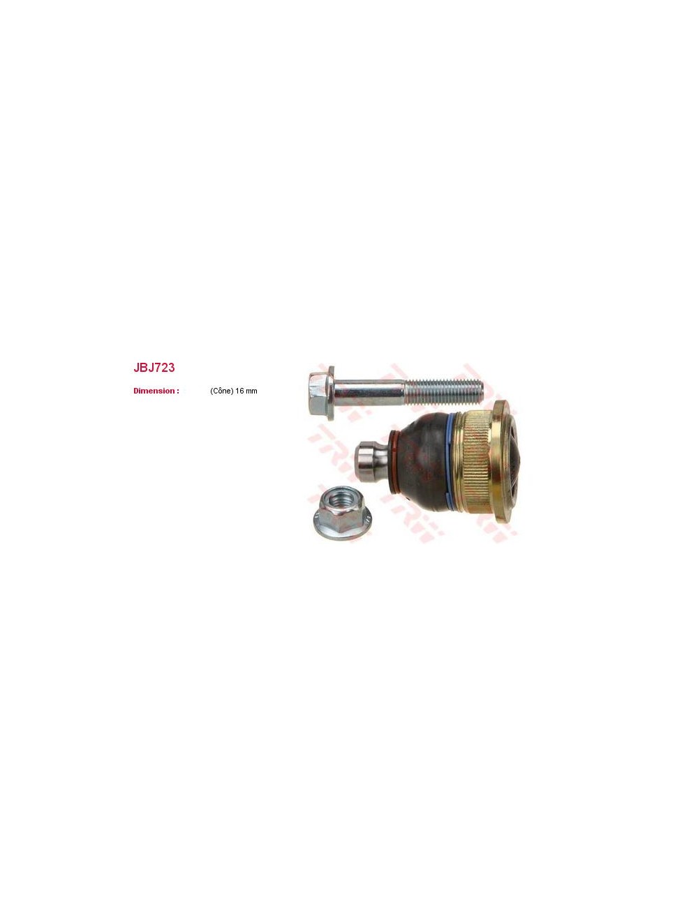 ROTULE DE SUSPENSION
