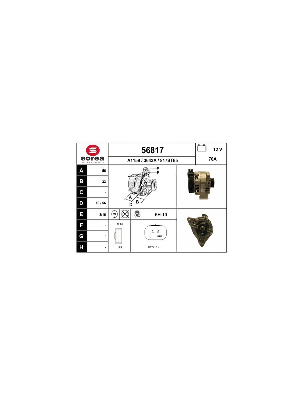 ALTERNATEUR VL / SAX0 1.1