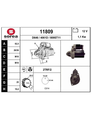 DEMARREUR VL / SPRINTER 2.2
