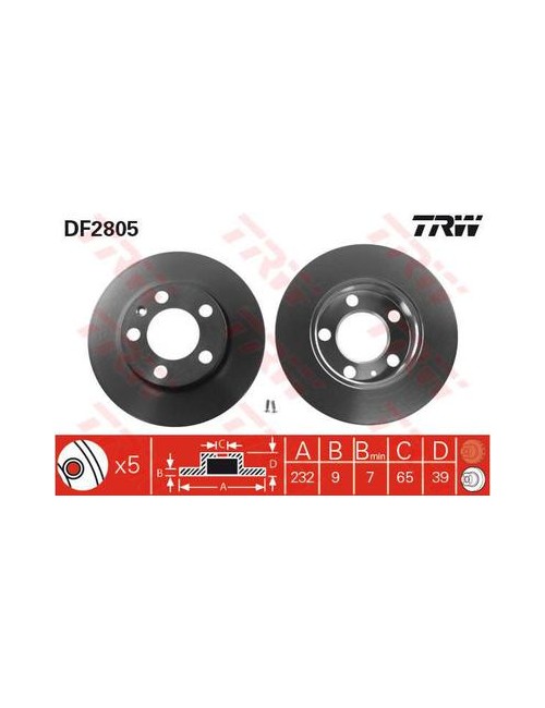 PAIRE DE DISQUES
