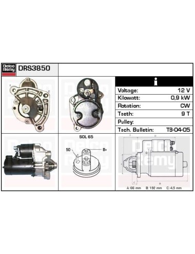 DEMARREUR OPEL, CITROeN, PEUGEOT, FIAT
