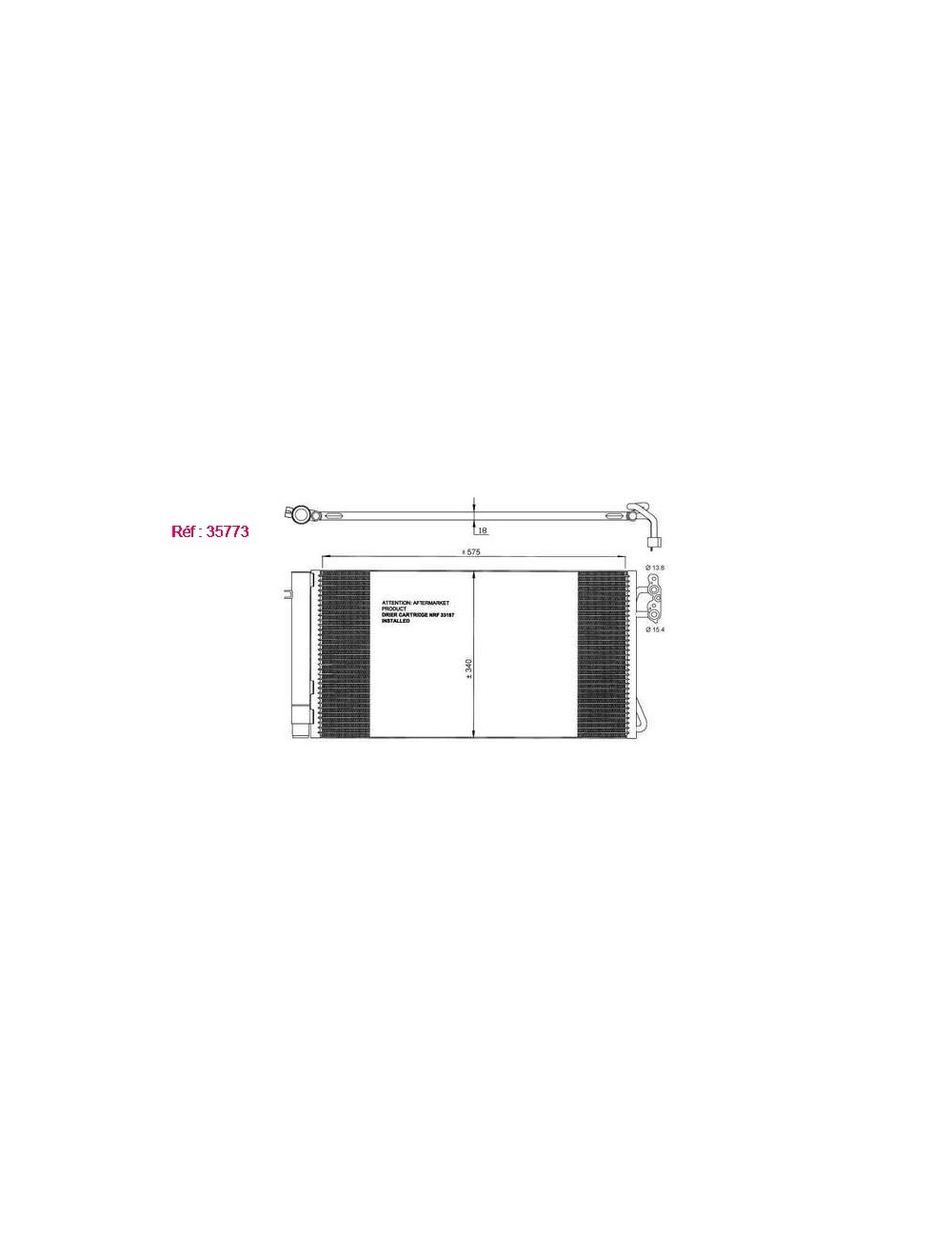 COND - BMW 1 2.0D 05 CONDENSER EASY