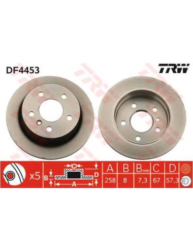 PAIRE DE DISQUES PEINTS