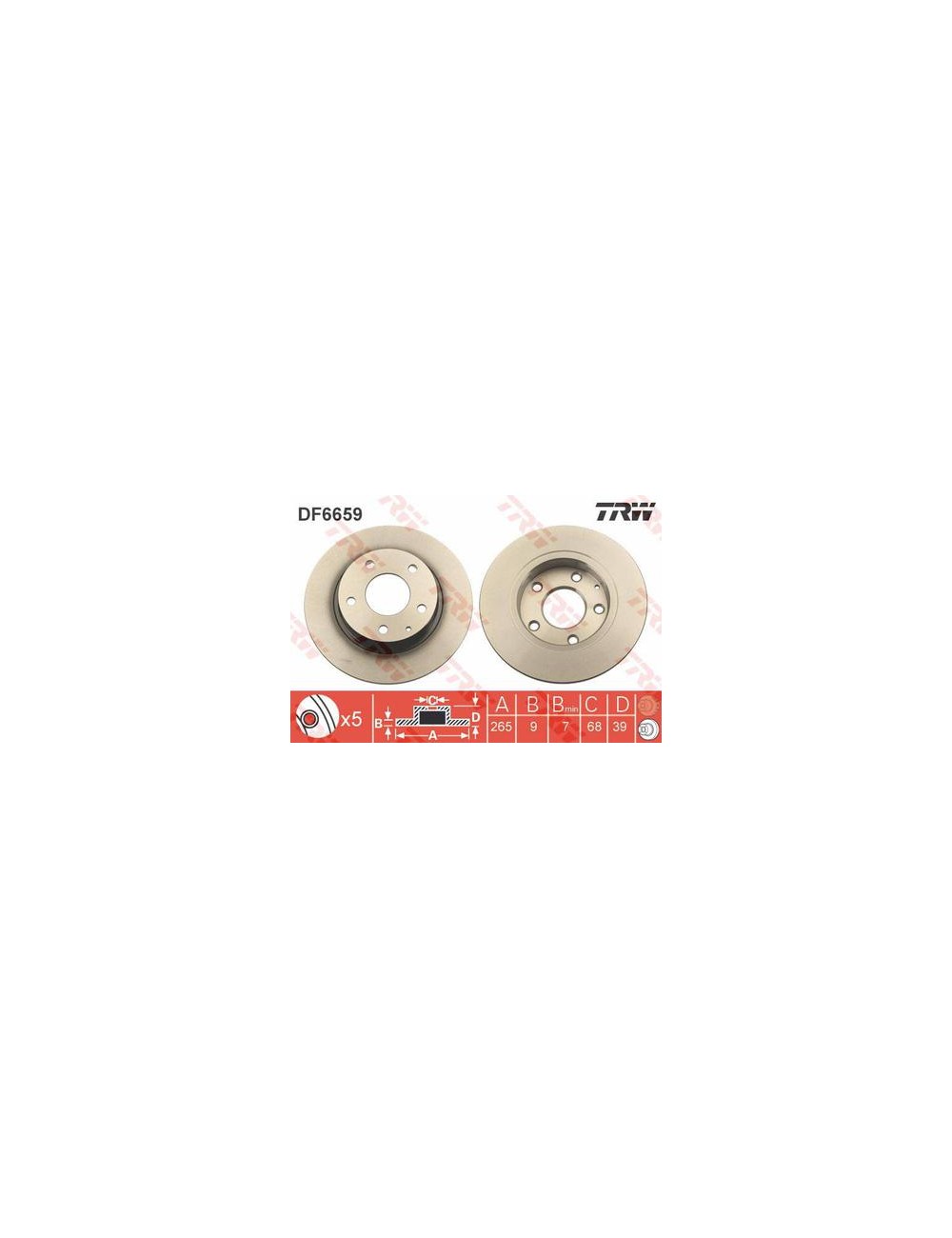 PAIRE DE DISQUES