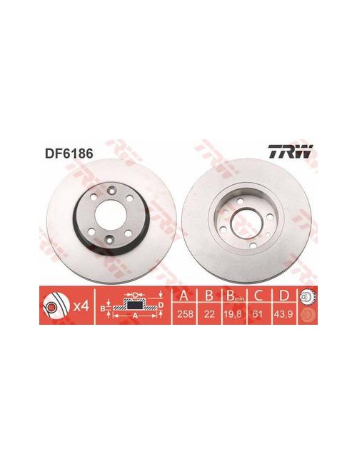 PAIRE DE DISQUES