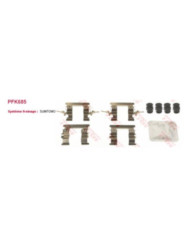 KIT ACCESSOIRES PLAQUETTES