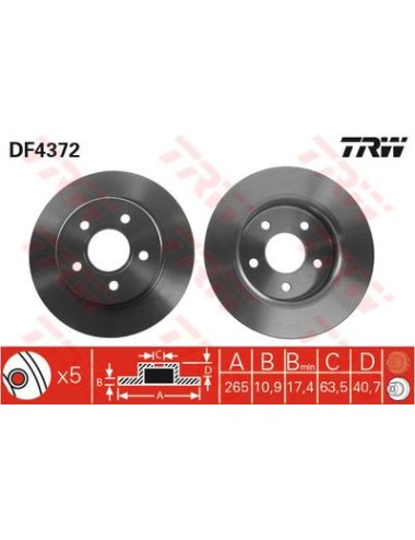 PAIRE DE DISQUES