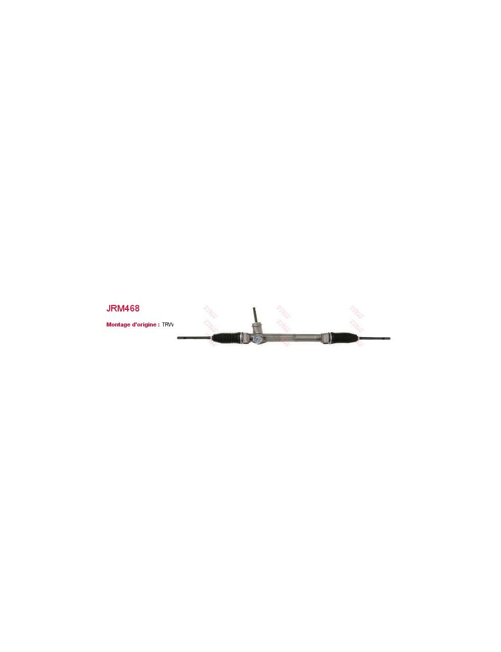 CREMAILLERE DE DIRECTION MANUELLE -