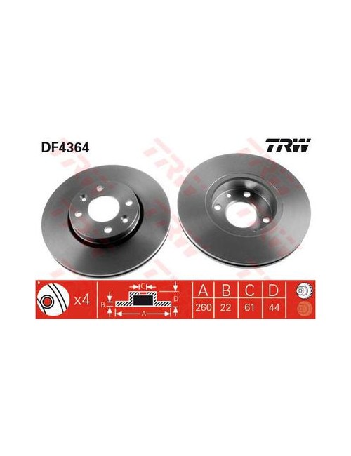 PAIRE DE DISQUES