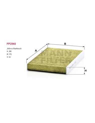 FILTRE A HABITACLE