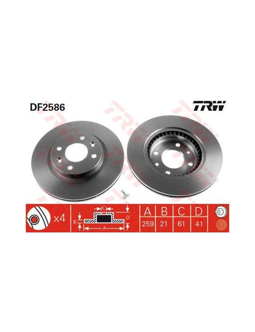 PAIRE DE DISQUES