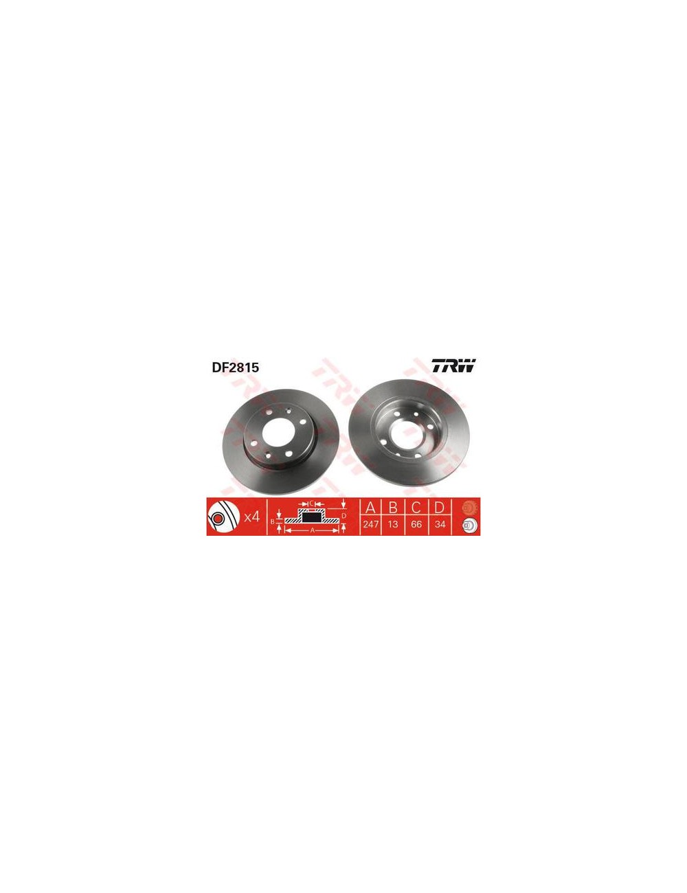 PAIRE DE DISQUES