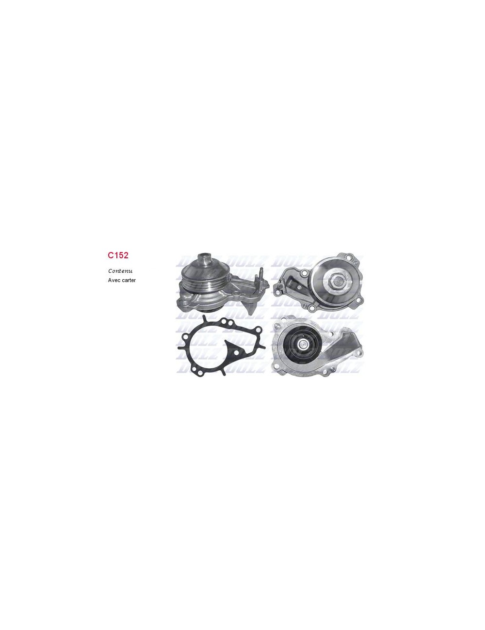POMPE A EAU PEUGEOT 308 II