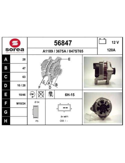 ALTERNATEUR VL / 330 D / XD