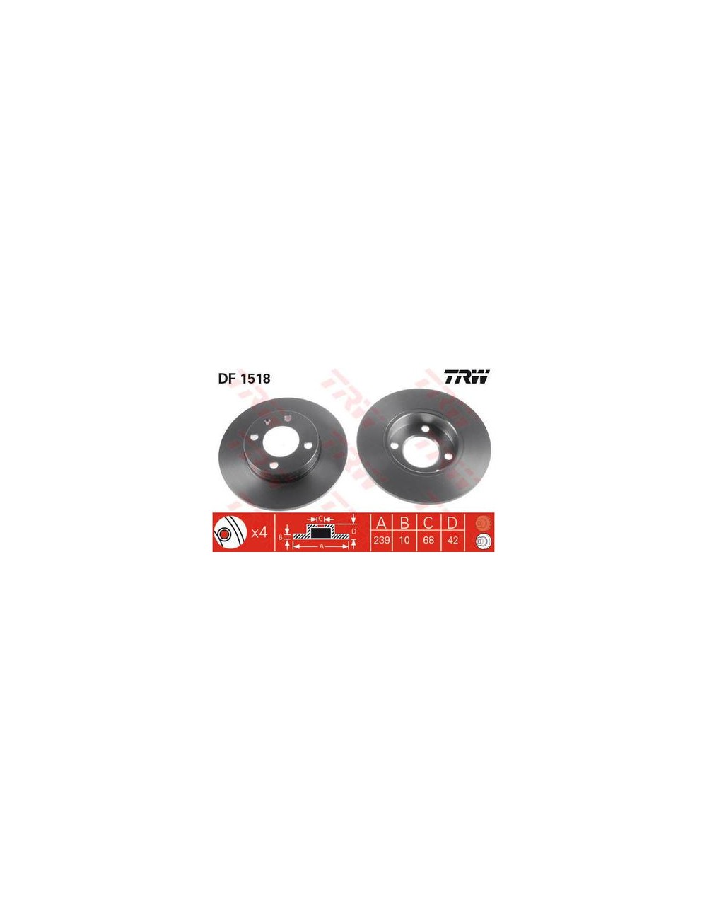 PAIRE DE DISQUES
