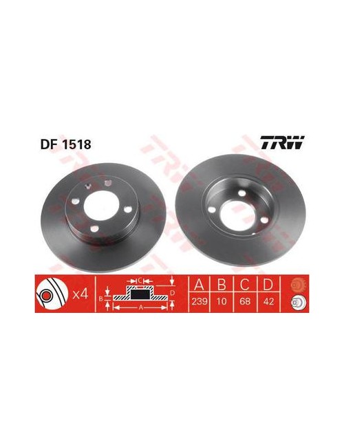 PAIRE DE DISQUES
