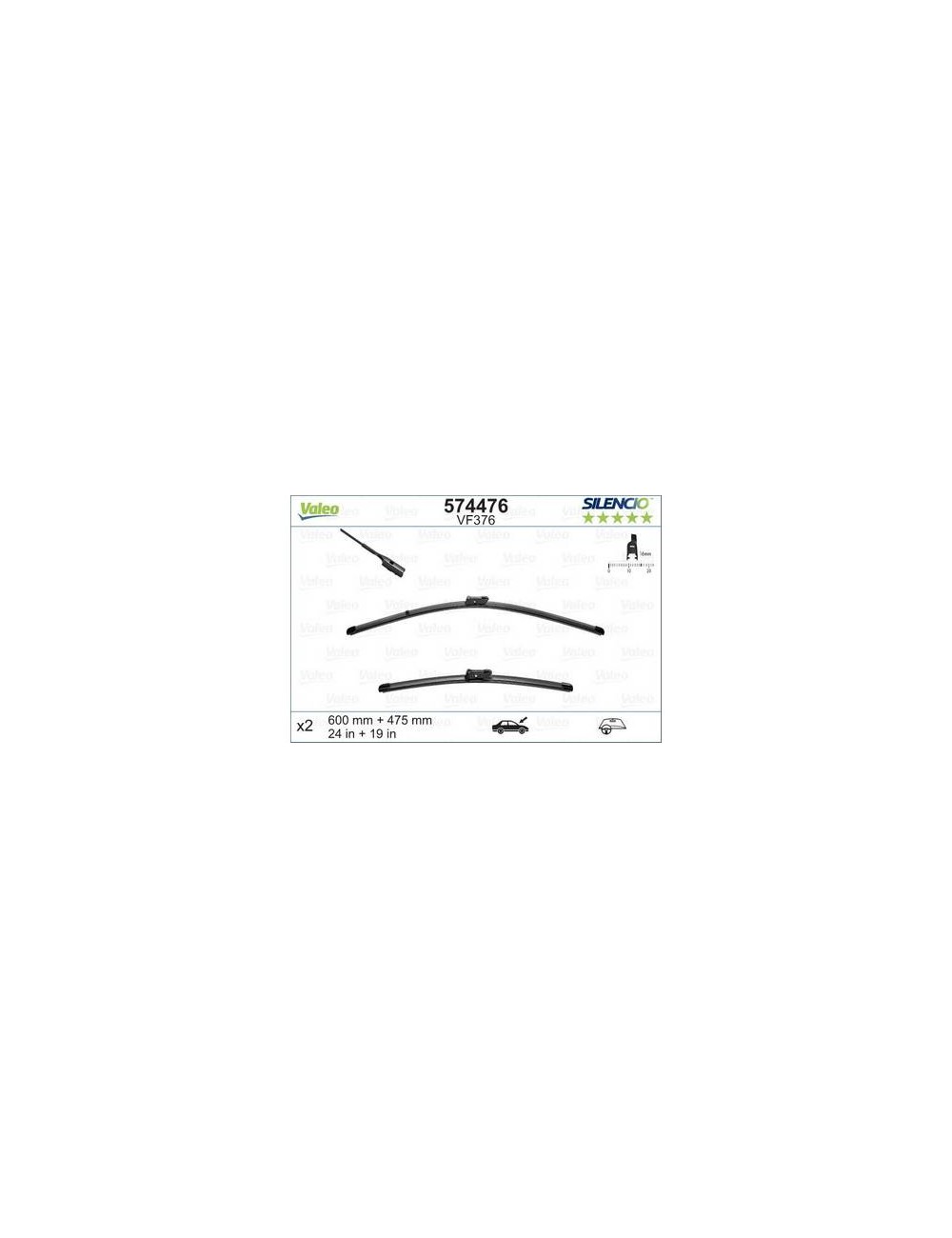 SILENCIO VF376 x2 Golf 6, Passat 7, Q2