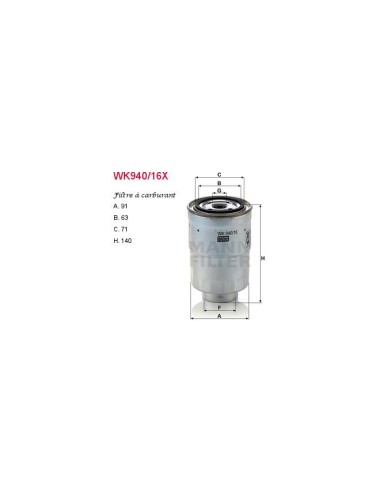 FILTRE A CARBURANT