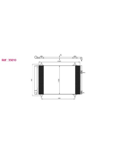 COND - CITROEN C4 1.6D 07 CONDENSER