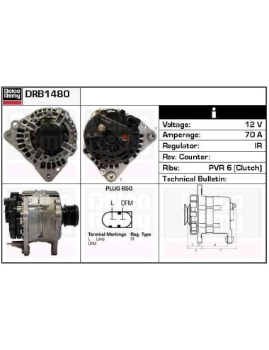 ALTERNATEUR VW, AUDI, SEAT, SKODA, VOLKS