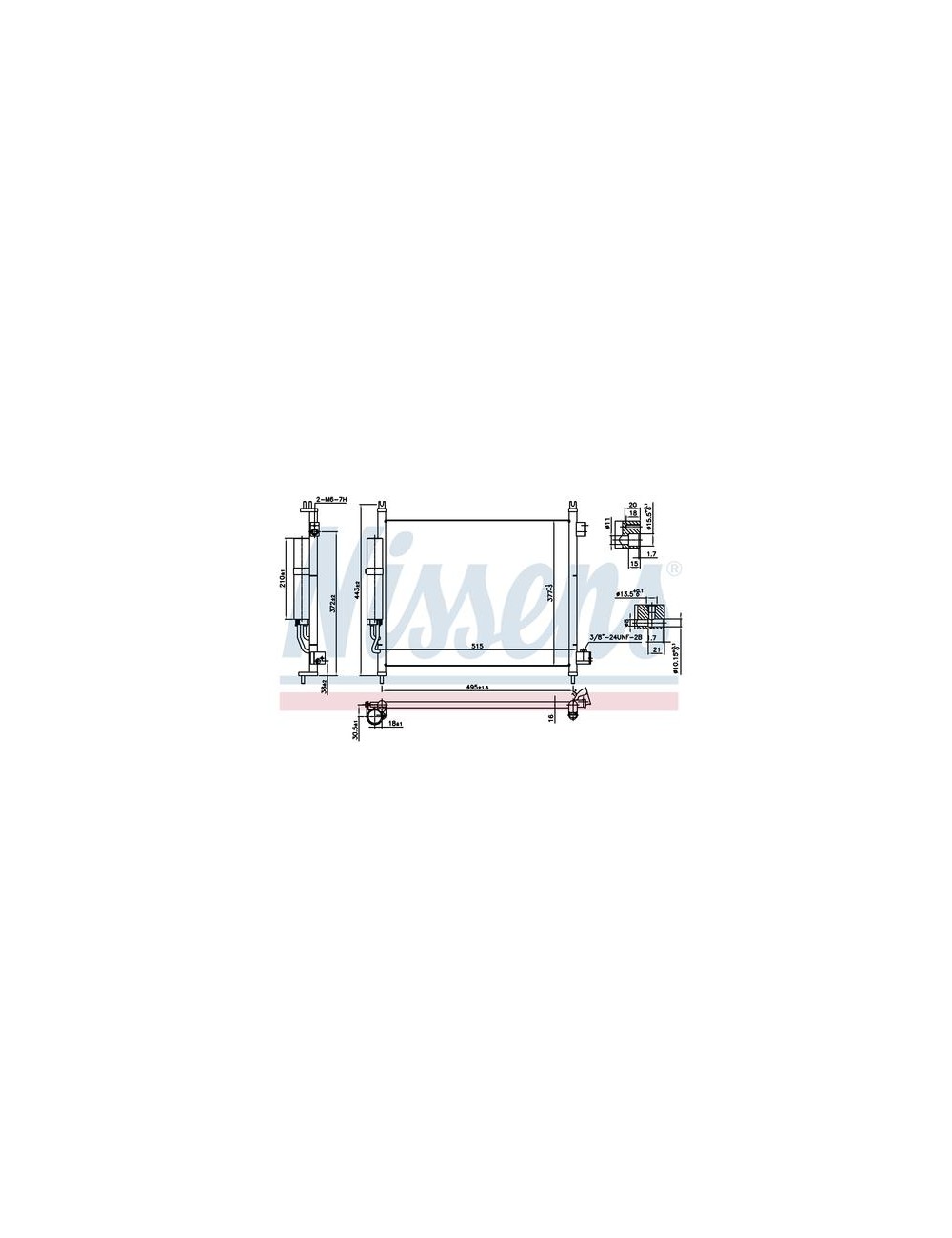 COND.CLIM NISSAN MARCH (2003) 1.2