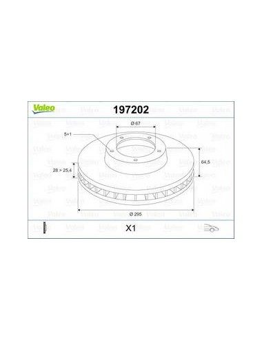 DISQ FREIN X1 MERC Classe C (W204)