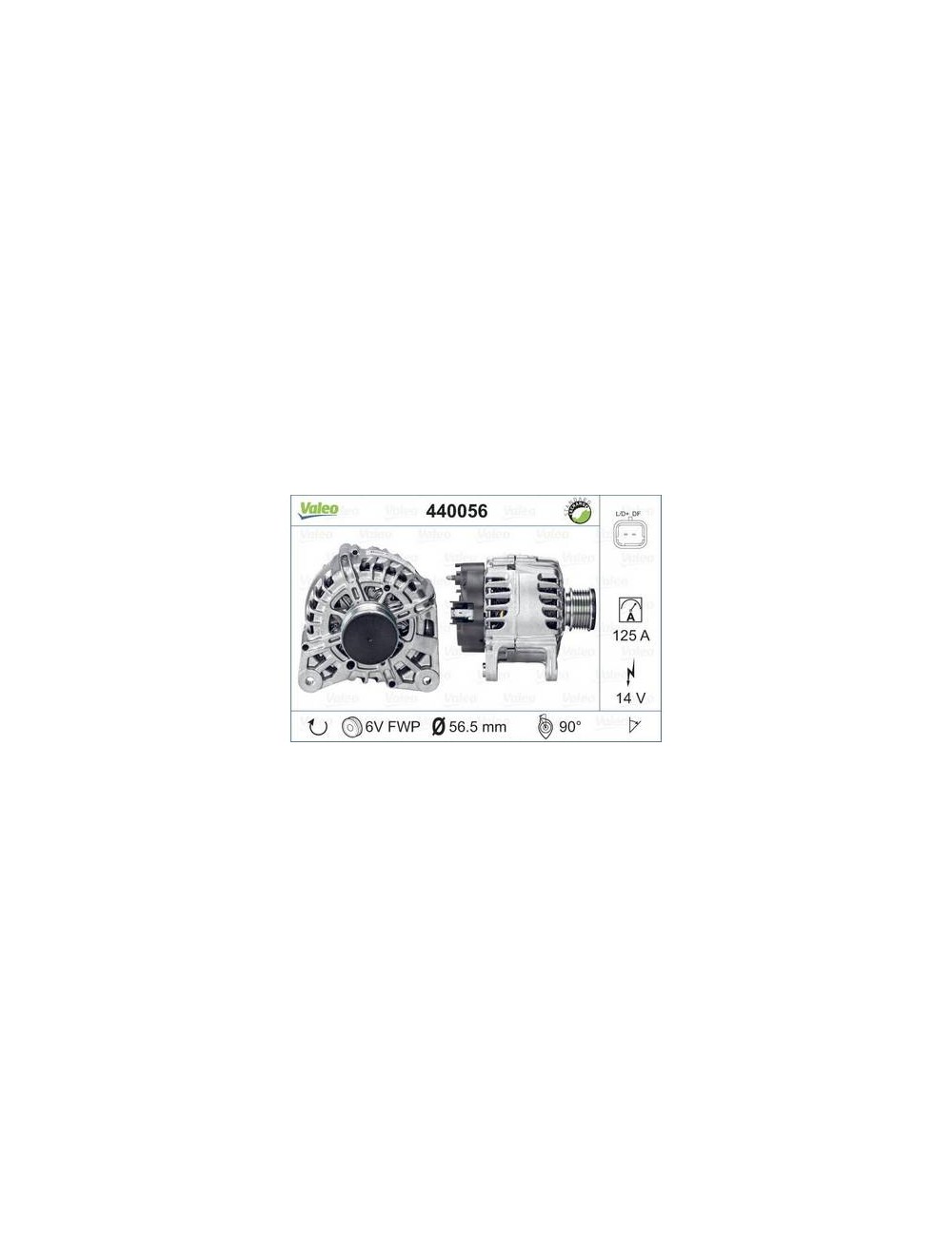 STANDARD EXCHANGE ALTERNATOR