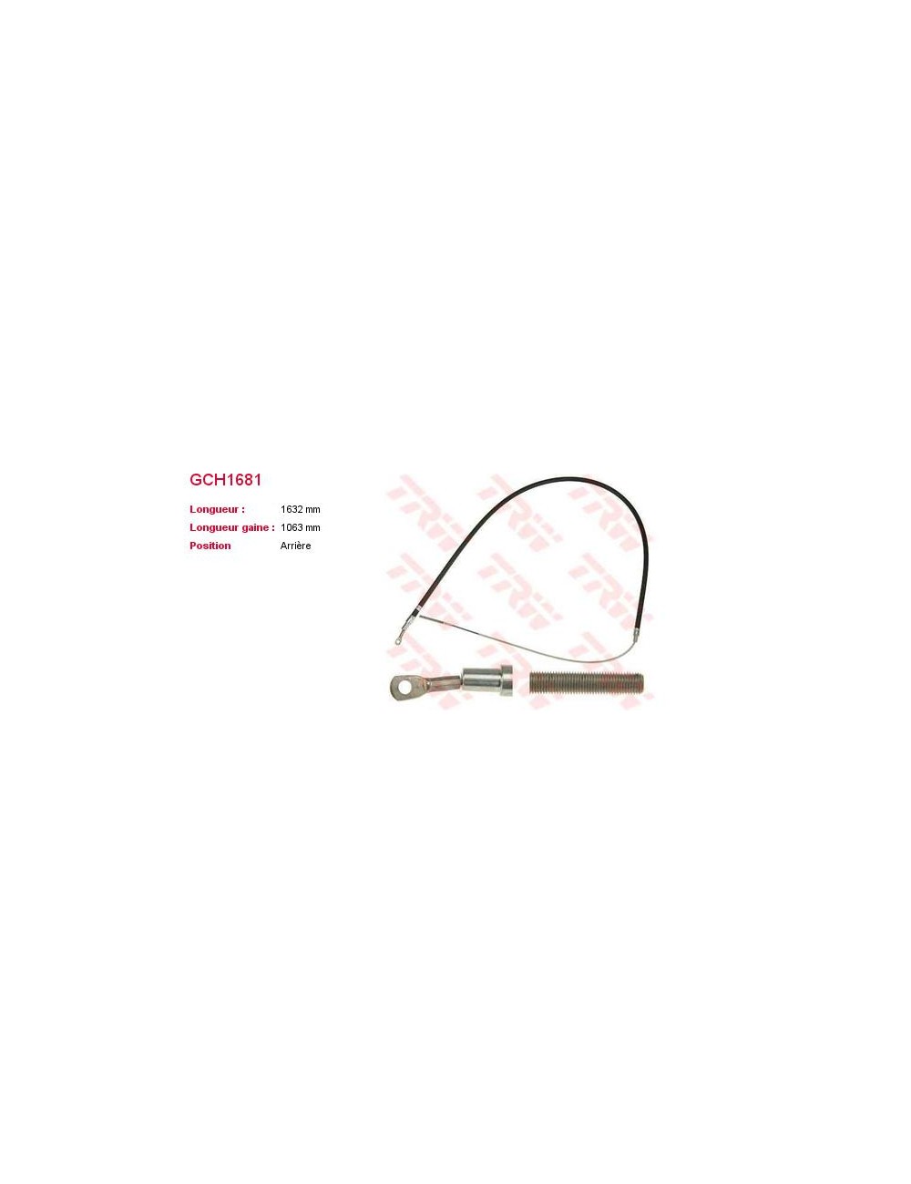 CABLE DE FREIN