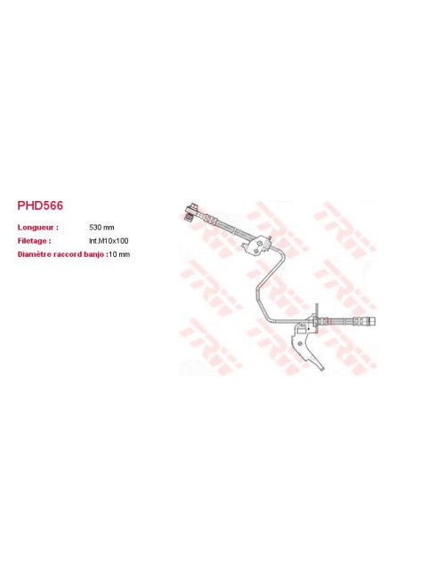 FLEXIBLE DE FREIN
