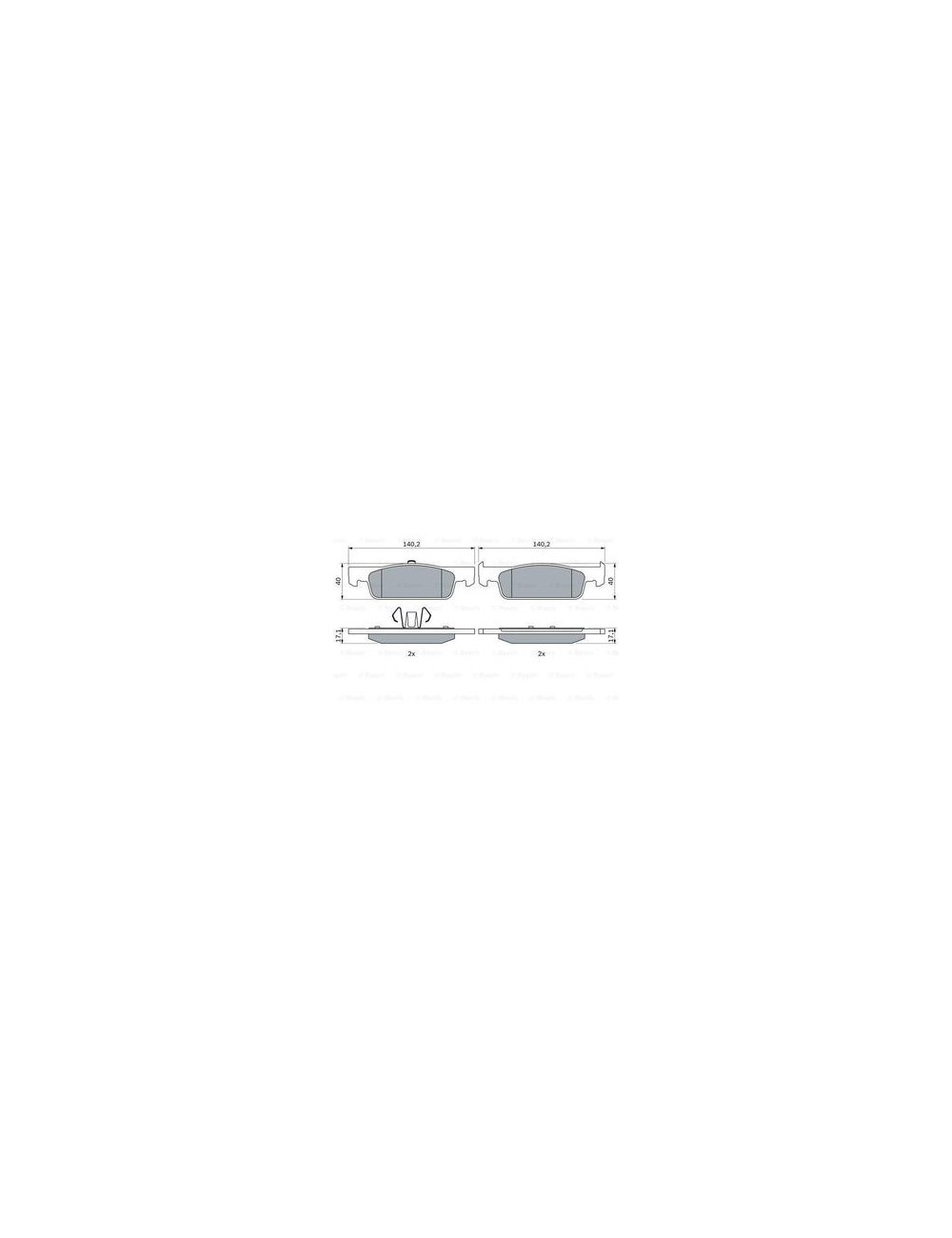 PLAQ FREIN BP1506 PLAQ FREIN BP1506