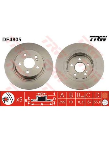 PAIRE DE DISQUES
